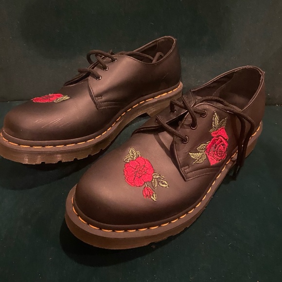 Dr. Martens Shoes - Dr. Martens Vonda 1461 Rose Oxfords